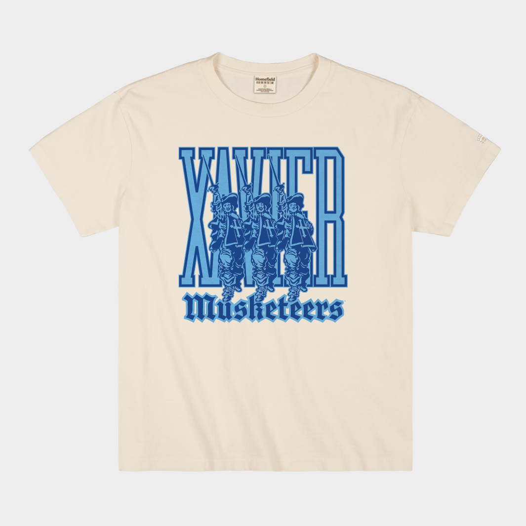 Retro Xavier Three Musketeers Vintage Heavyweight Tee