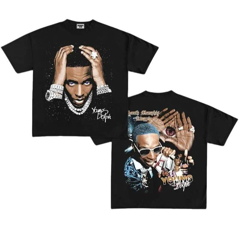 Y0ung Dolph Streetwear Shirt Rap Legend Graphic Fan Tee