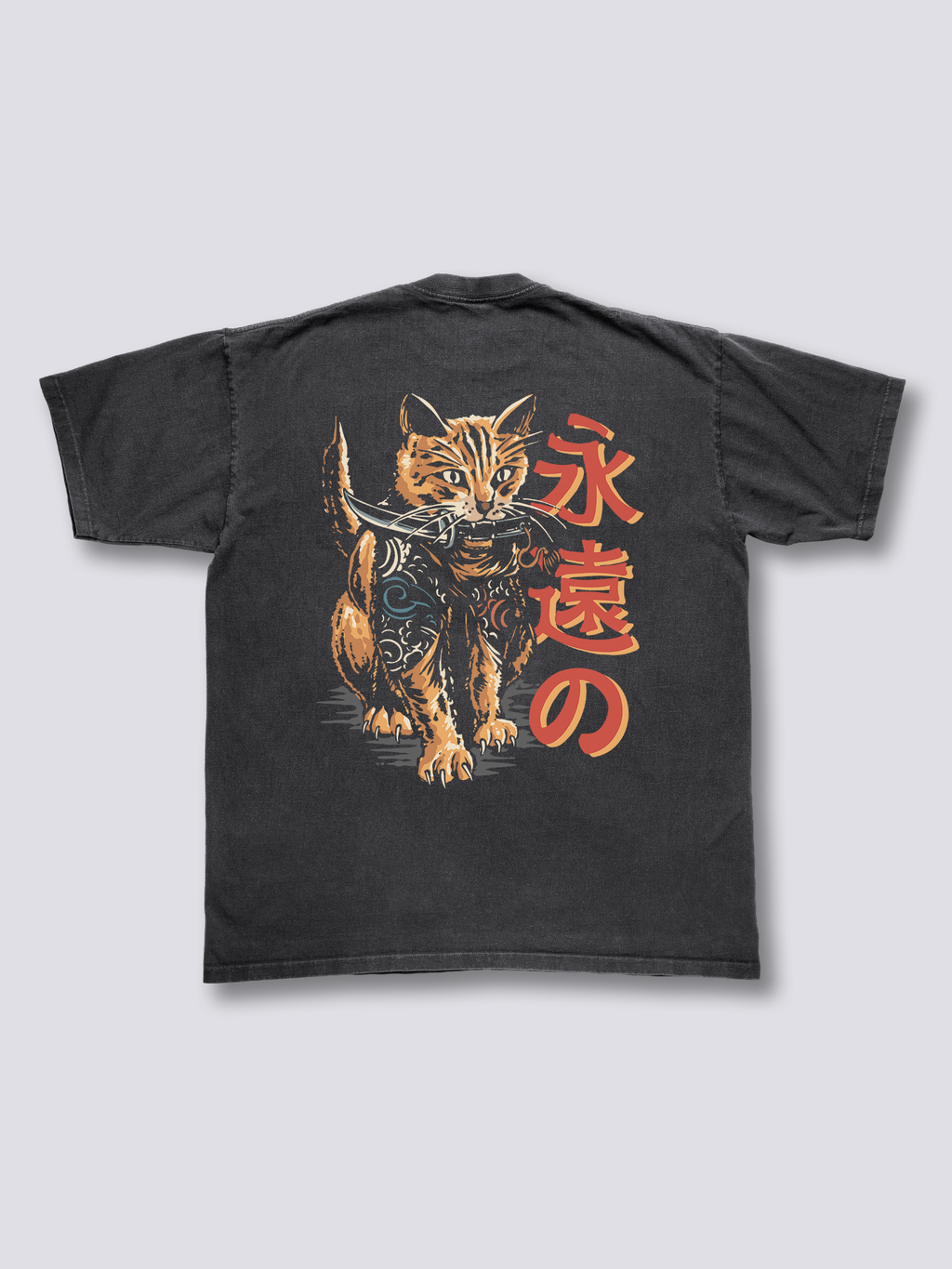 Yakuza Cat Vintage T-Shirt