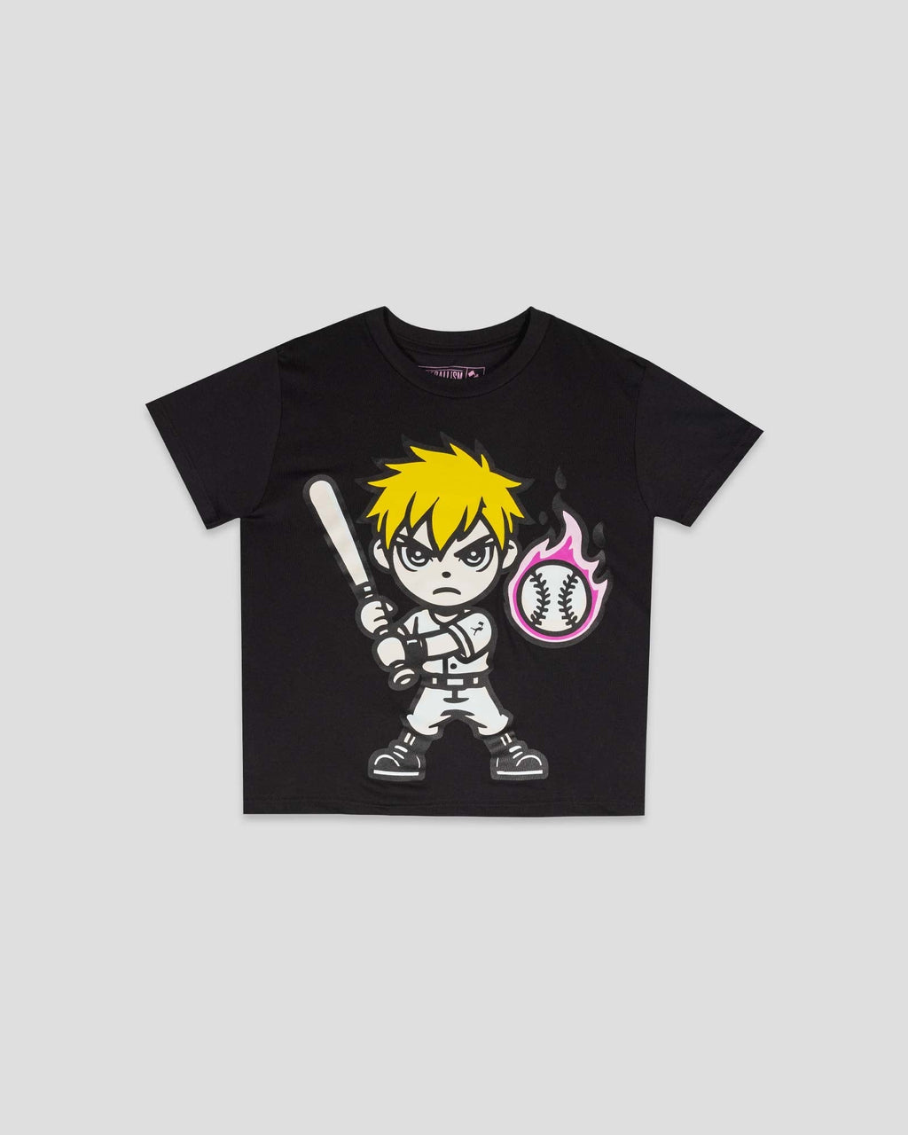 Yakyu Anime Energy Blast T-Shirt (Black) - Youth