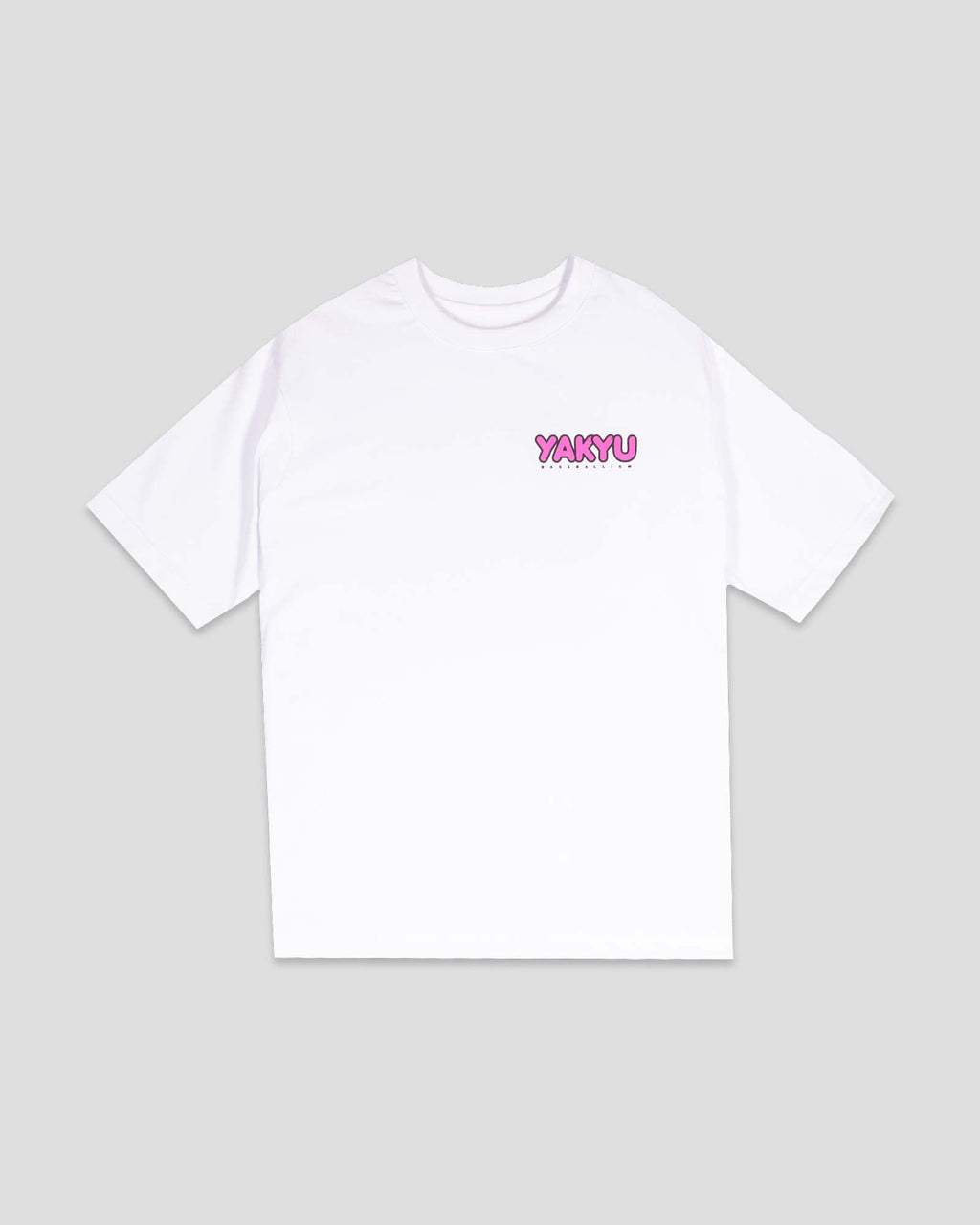 Yakyu Anime (White) - Diamond Pima Oversized T-Shirt