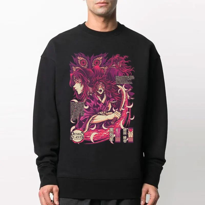 Yoriichi and Kokushibo Twin Brother Shirt, Yoriichi Sun Breathing, Kokushibo Upper Moon Rank One Shirt, Yorrichi Hoodie, Demon Slayer Merch, Kimetsu No Yaiba Outfits, Anime Lover Gift, Cotton Menswear