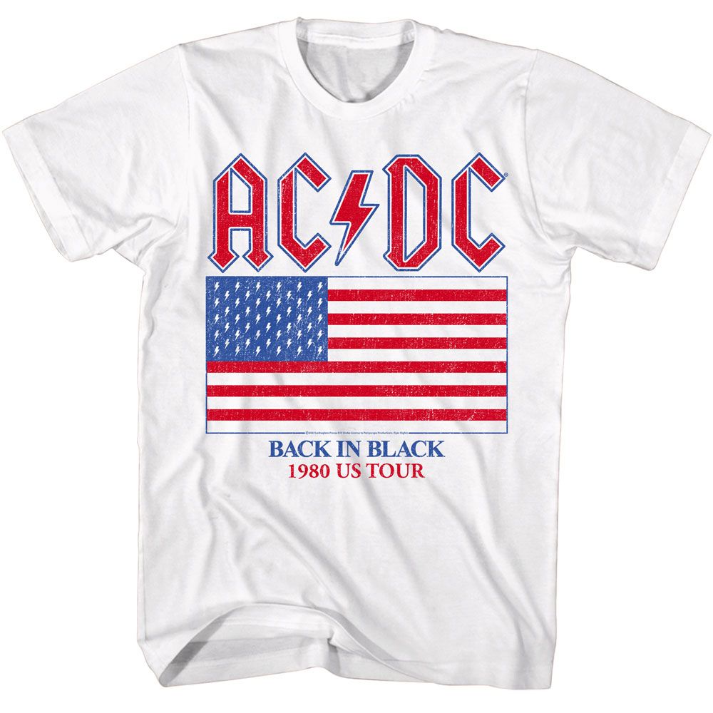 AC/DC - AC/DC US Tour Boyfriend Tee