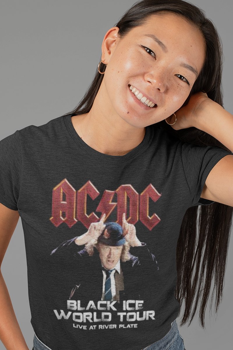 AC/DC - Black Ice Tour Boyfriend Tee