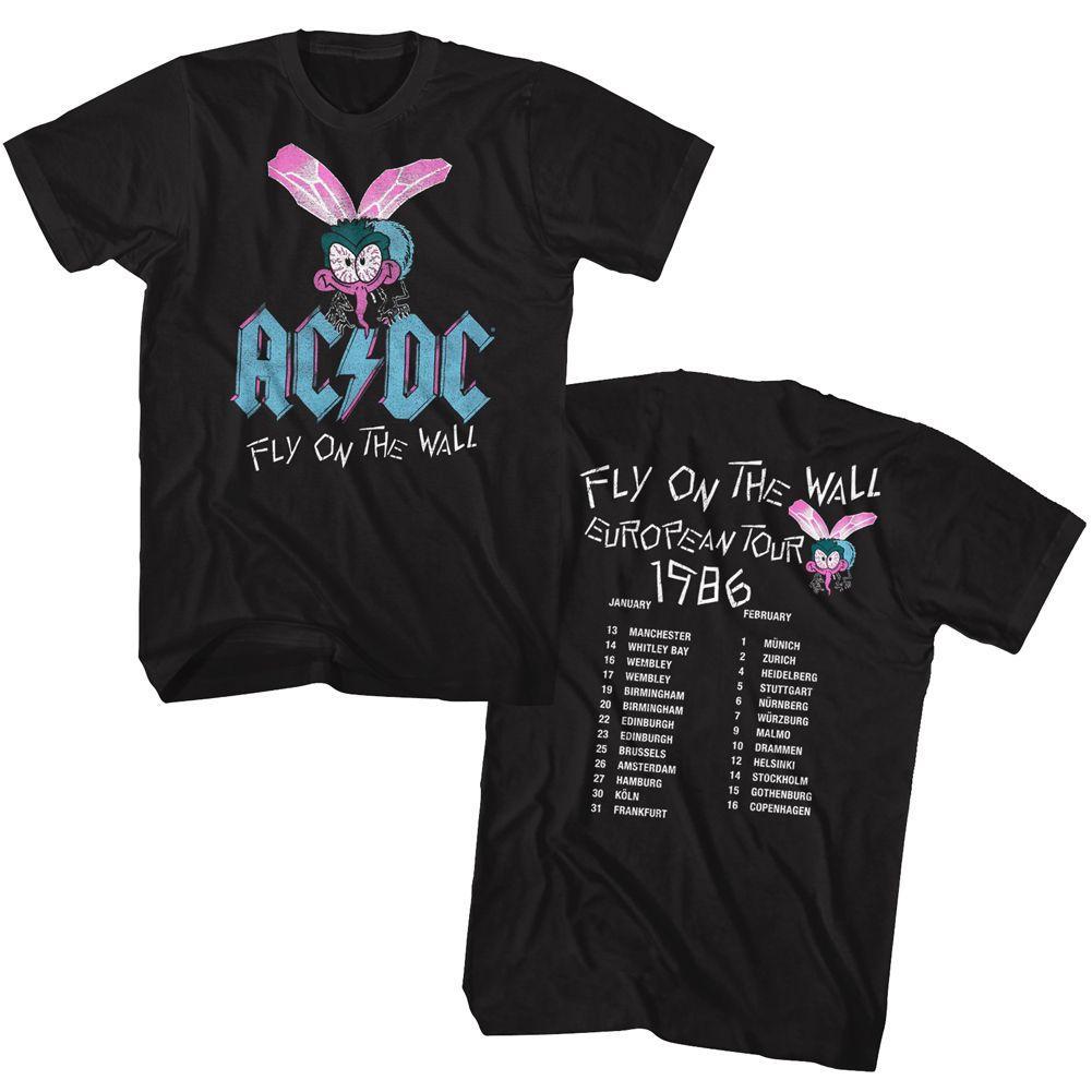 AC/DC - Fly Wall Euro Tour Boyfriend Tee