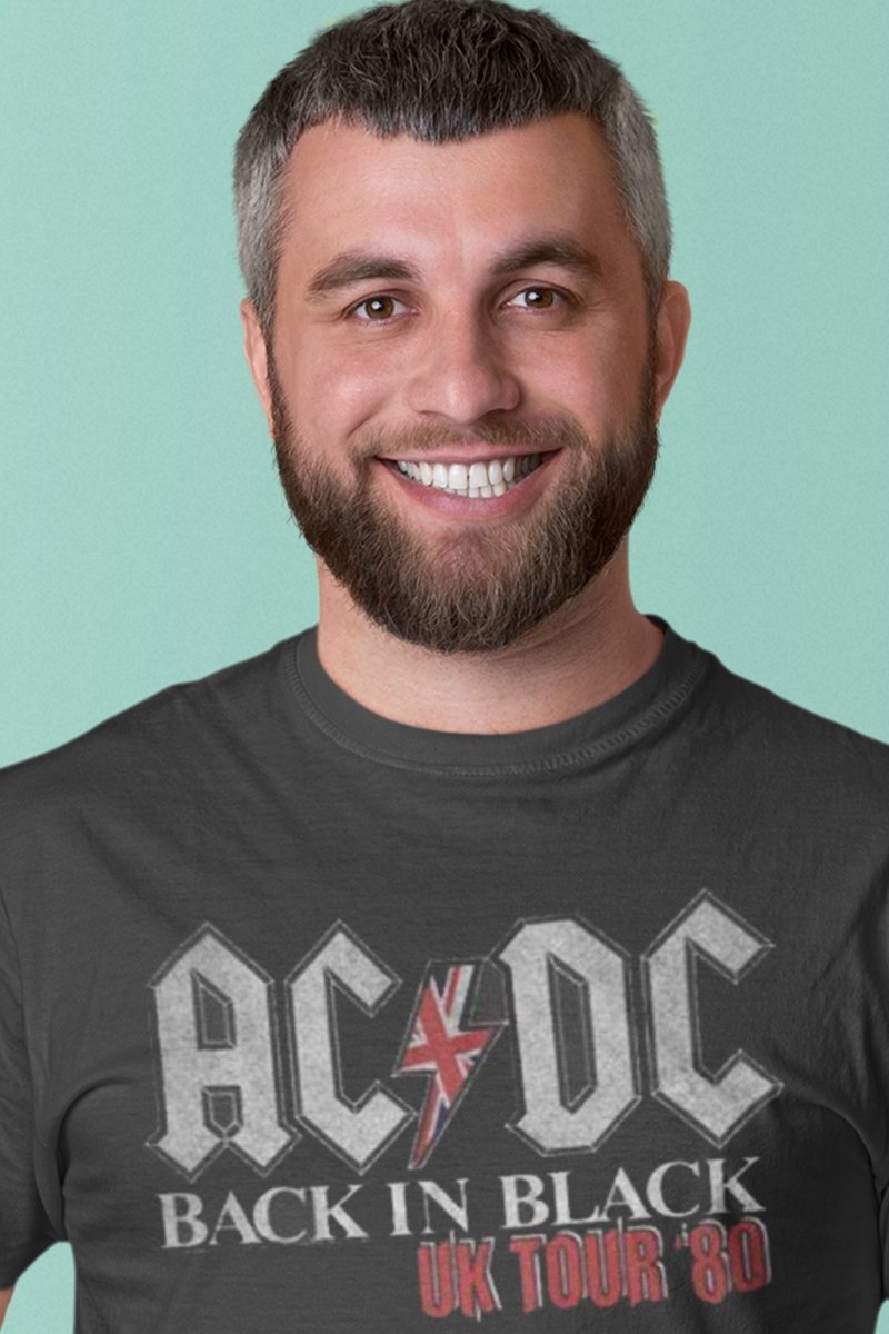 AC/DC - In Black UK Tour T-Shirt