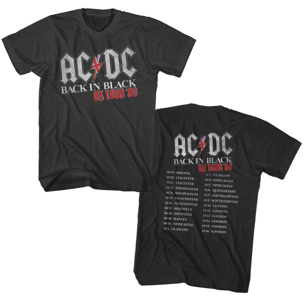 AC/DC - In Black UK Tour T-Shirt