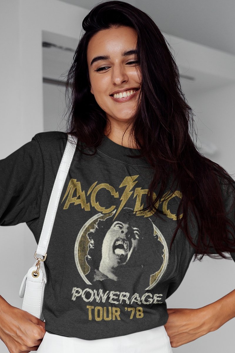 AC/DC - Powerage Tour Boyfriend Tee