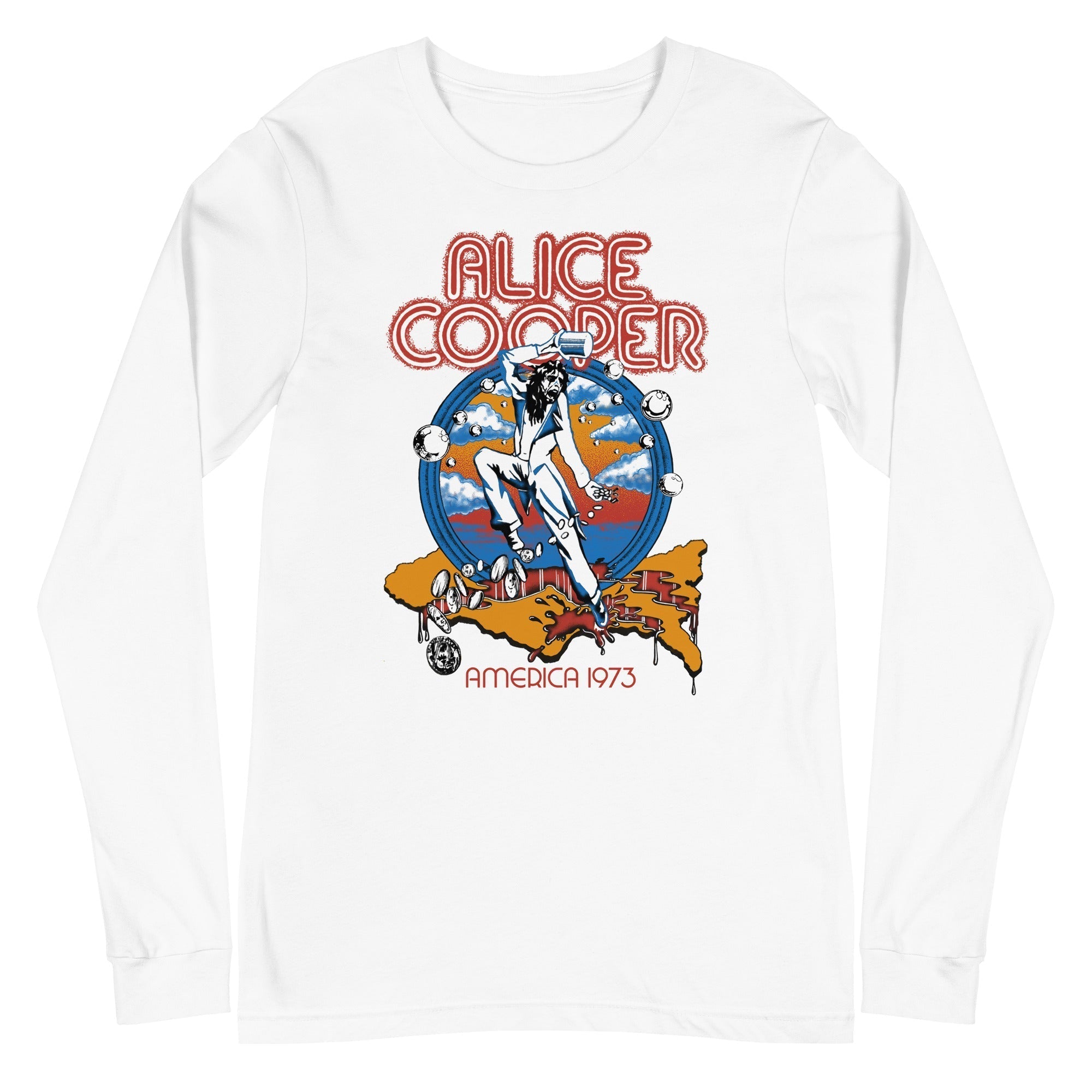 Alice Cooper - 1973 Tour Long Sleeve T-Shirt