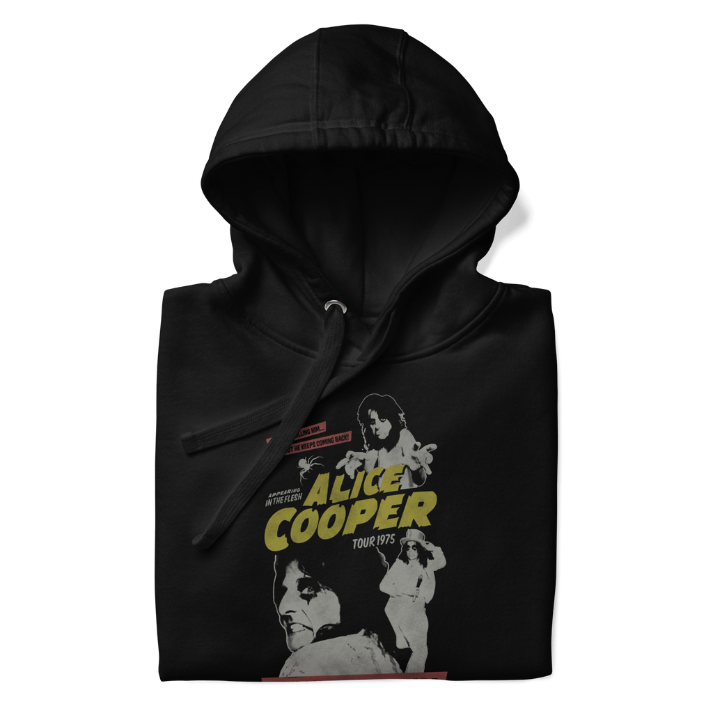 Alice Cooper 1975 Tour Vintage Hoodie