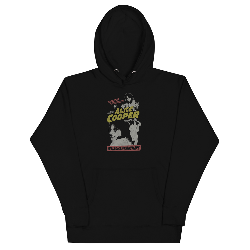 Alice Cooper 1975 Tour Vintage Hoodie
