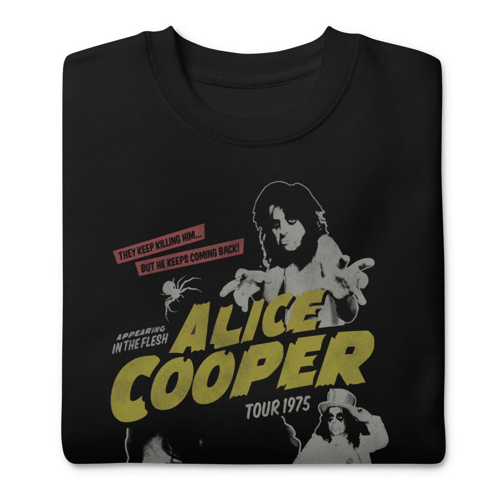 Alice Cooper 1975 Tour Vintage Sweatshirt