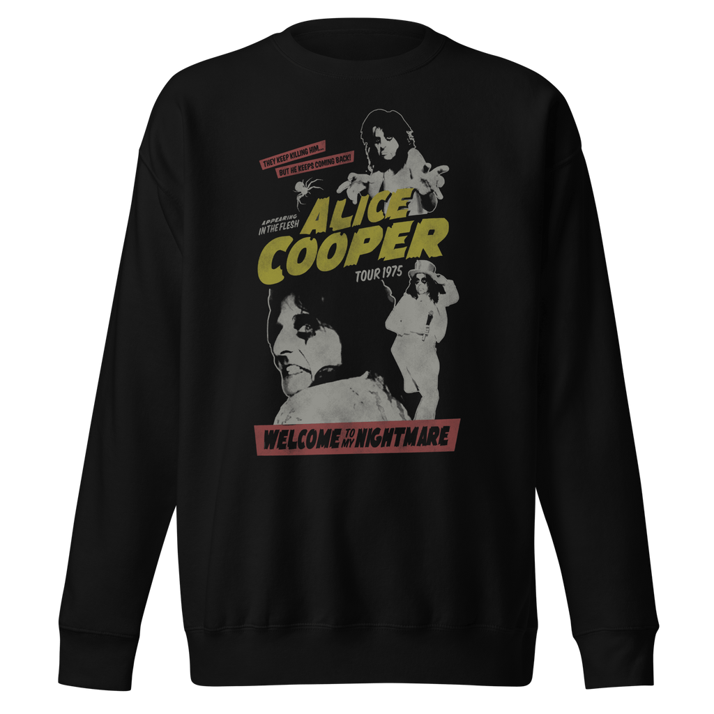 Alice Cooper 1975 Tour Vintage Sweatshirt
