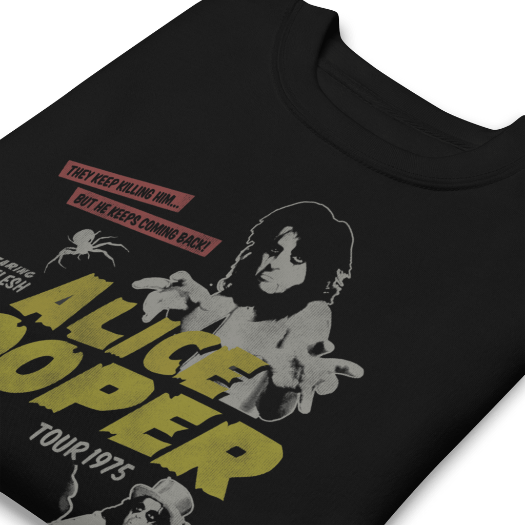 Alice Cooper 1975 Tour Vintage Sweatshirt