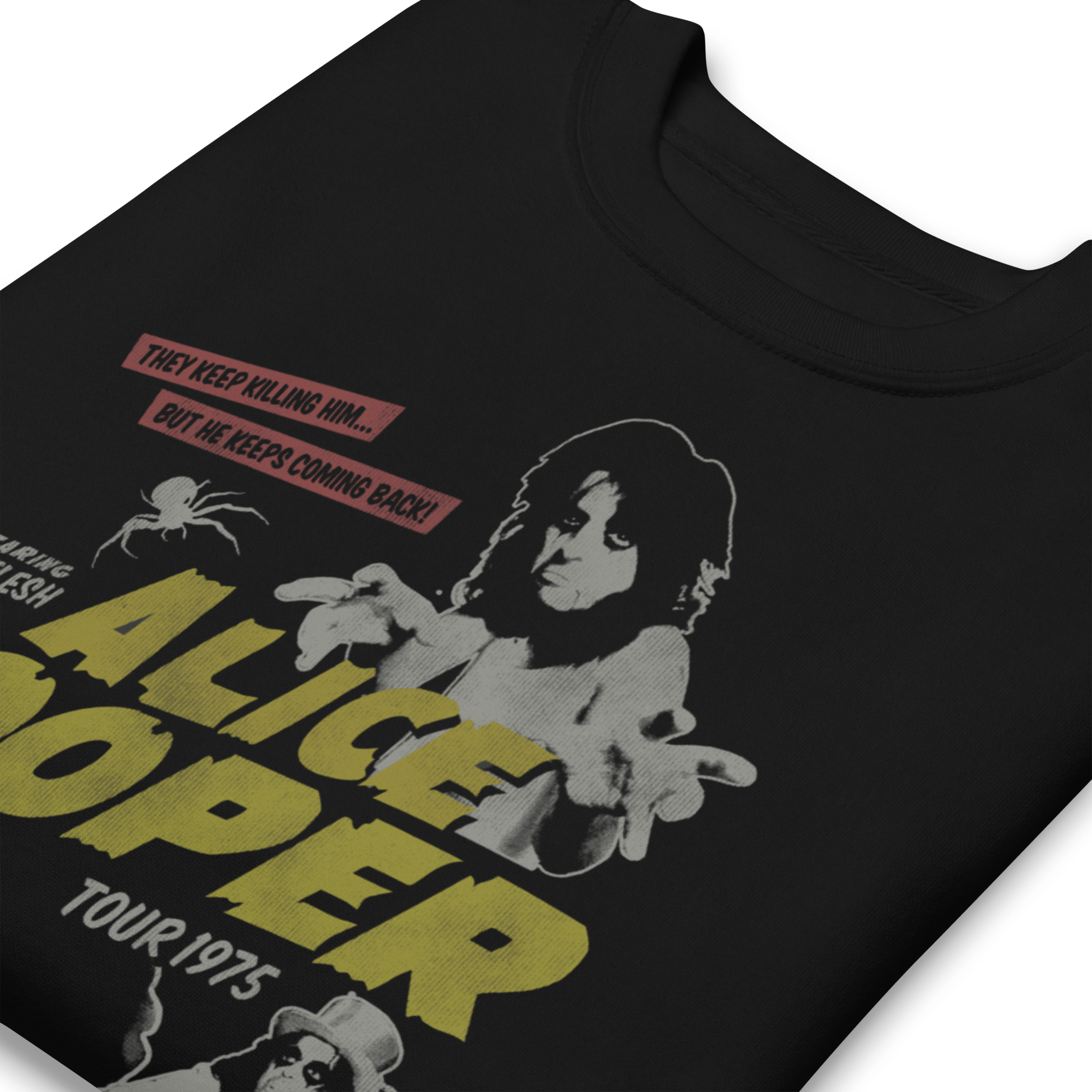 Alice Cooper 1975 Tour Vintage Sweatshirt