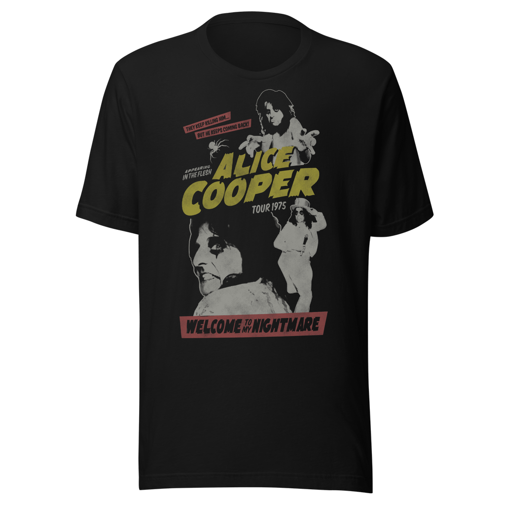 Alice Cooper 1975 Tour Vintage T-Shirt
