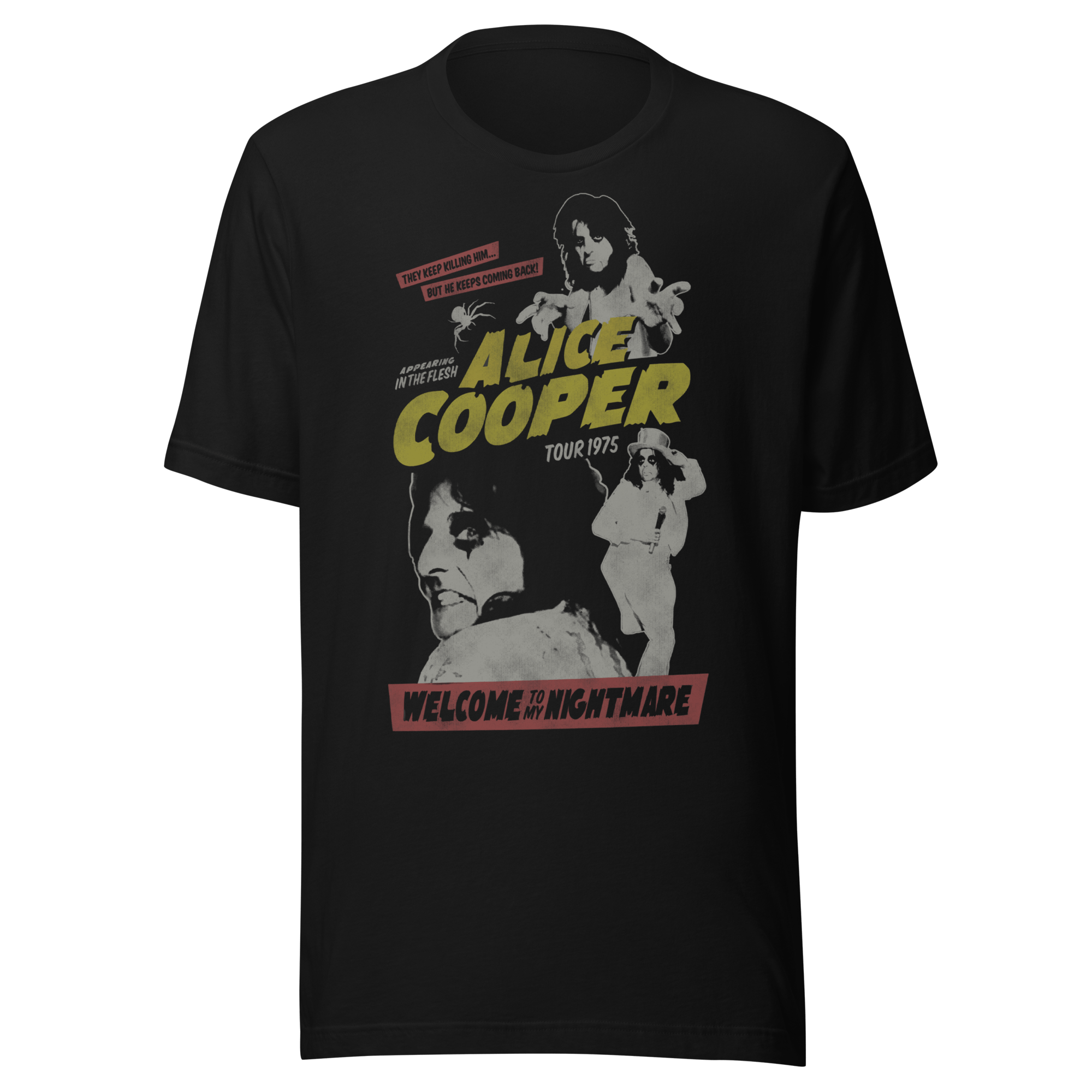 Alice Cooper 1975 Tour Vintage T-Shirt
