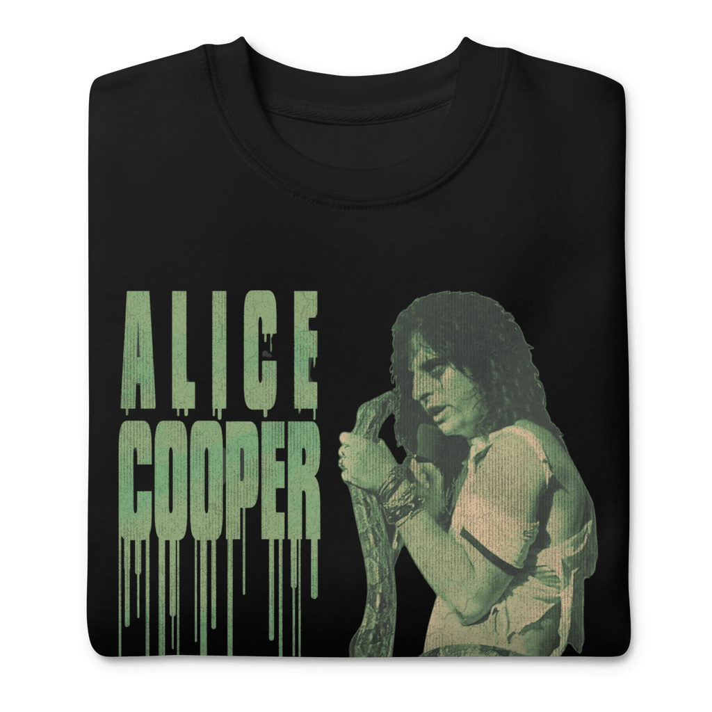 Alice Cooper - Vintage 1986 Snake Drip Jumbo Print Sweatshirt