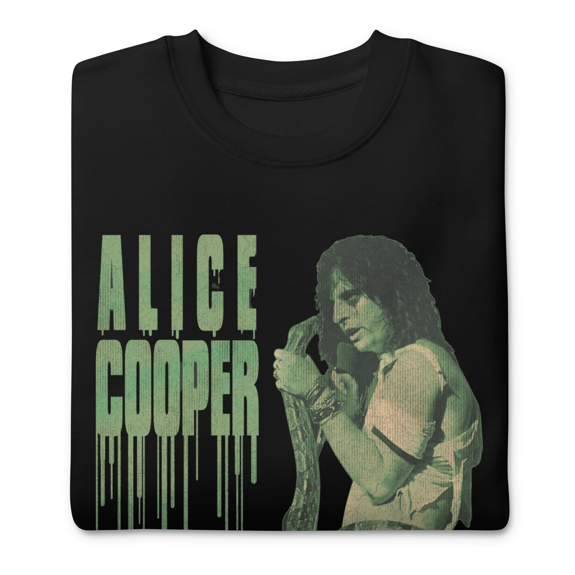 Alice Cooper - Vintage 1986 Snake Drip Jumbo Print Sweatshirt