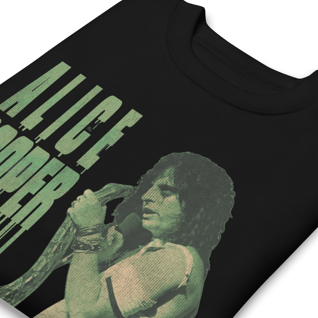 Alice Cooper - Vintage 1986 Snake Drip Jumbo Print Sweatshirt