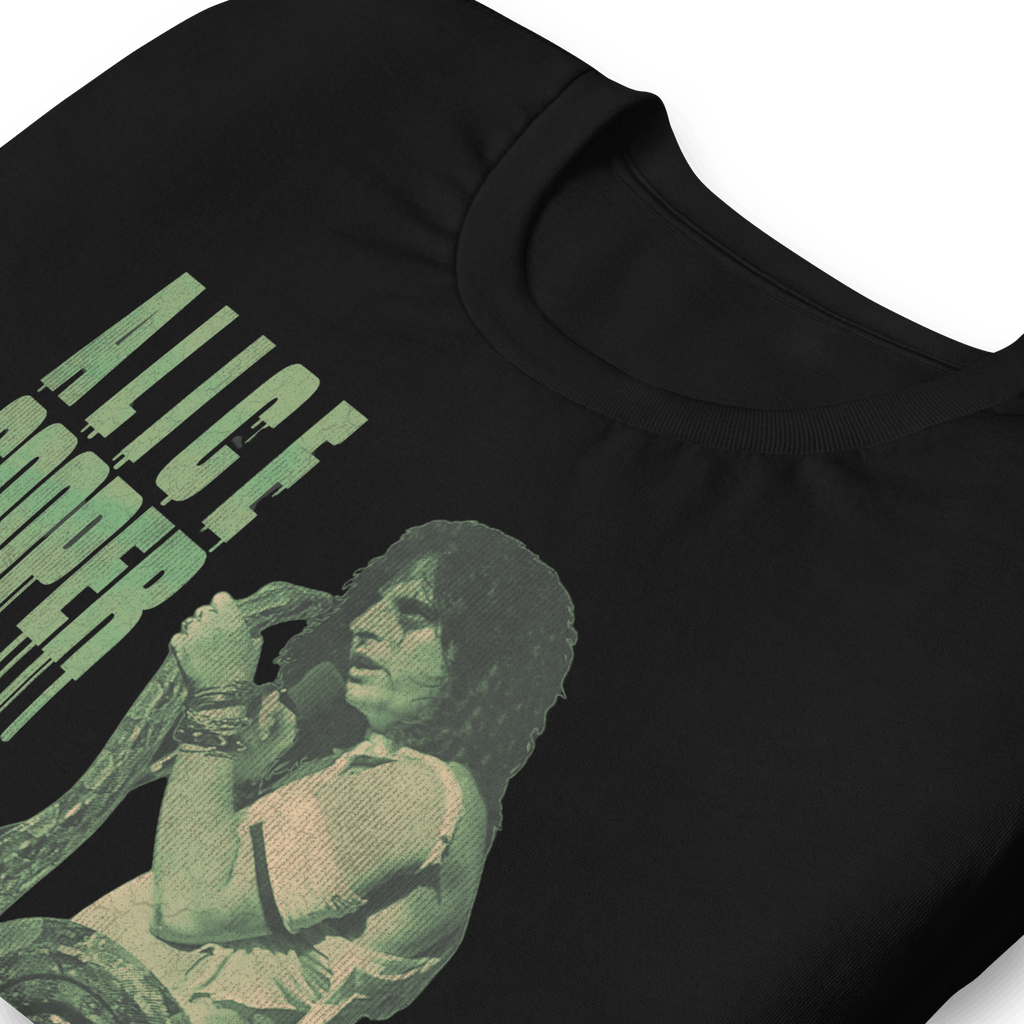 Alice Cooper - Vintage 1986 Snake Drip Jumbo Print T-Shirt