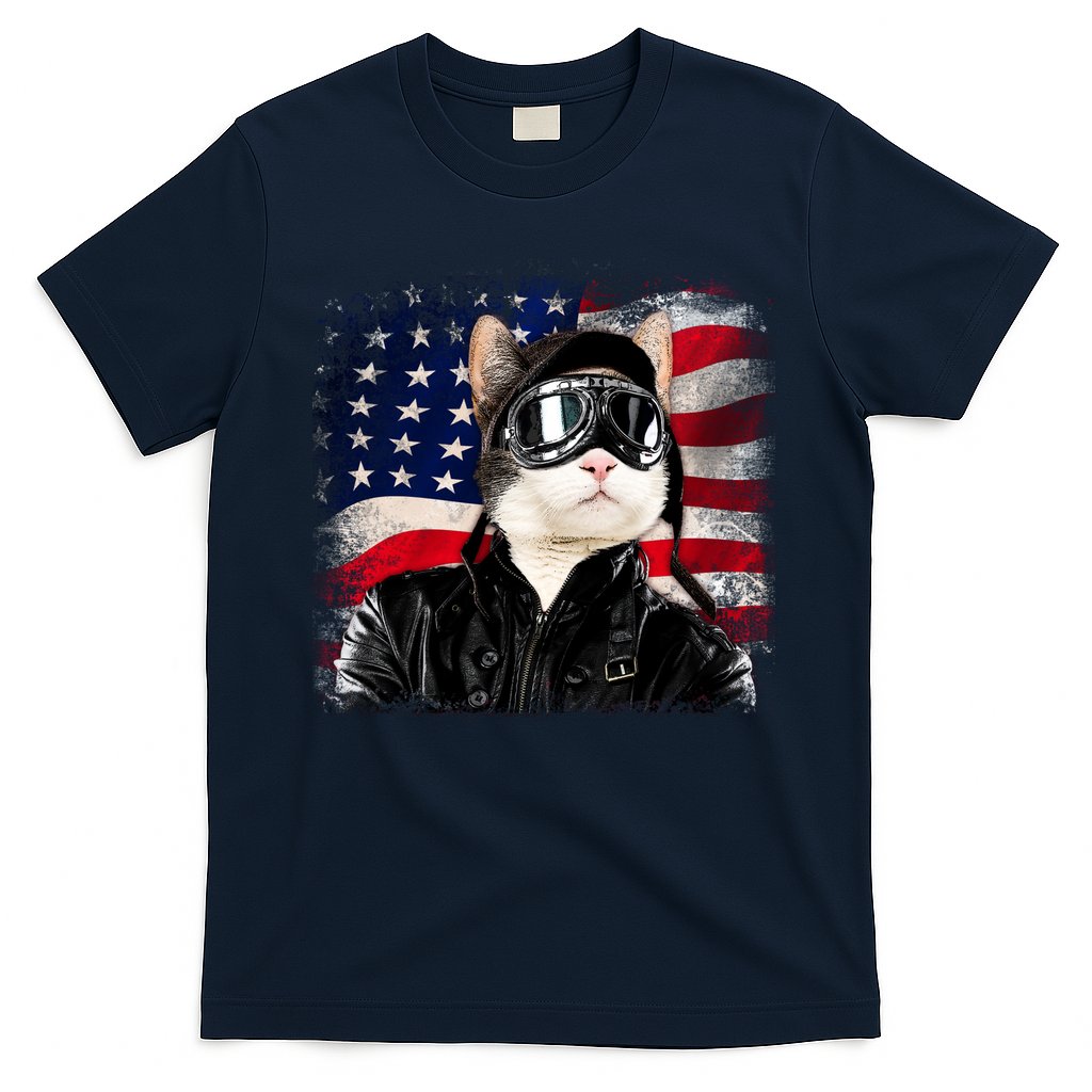 American Cat Air Force Pilot T-Shirt