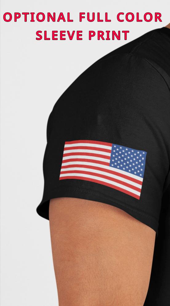 Men's F**K Yeah American Flag T-shirt Style001