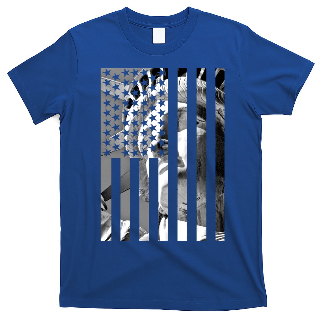 American Statue Of Liberty Flag T-Shirt
