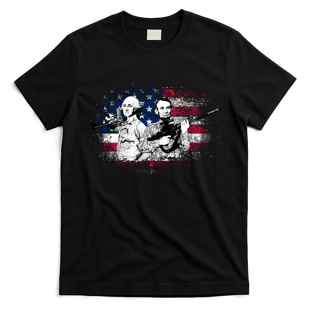 American Washington Lincoln Soldiers T-Shirt