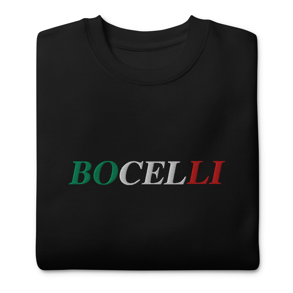 Andrea Bocelli Embroidered Spring 2025 Tour Sweatshirt