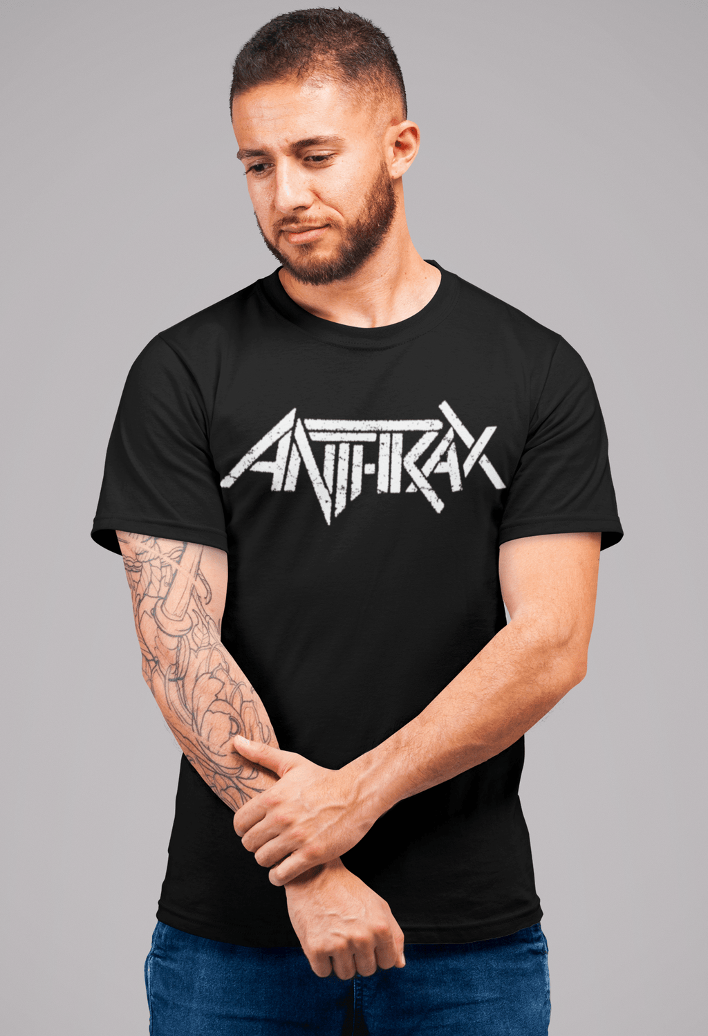 Anthrax - Classic White Logo T-Shirt