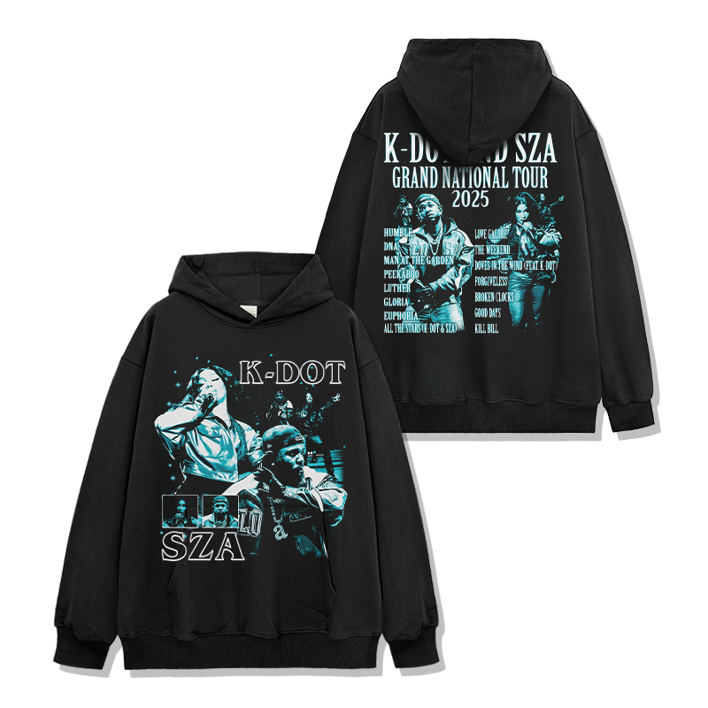 K-Dot and Sza "Grand national Tour 2025" Hoodie