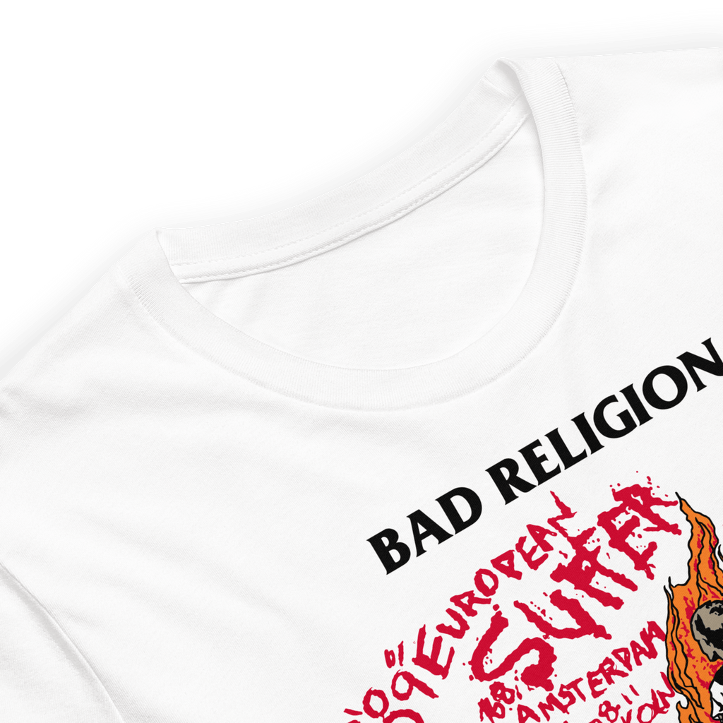 Bad Religion 1989 European Tour Vintage T-Shirt