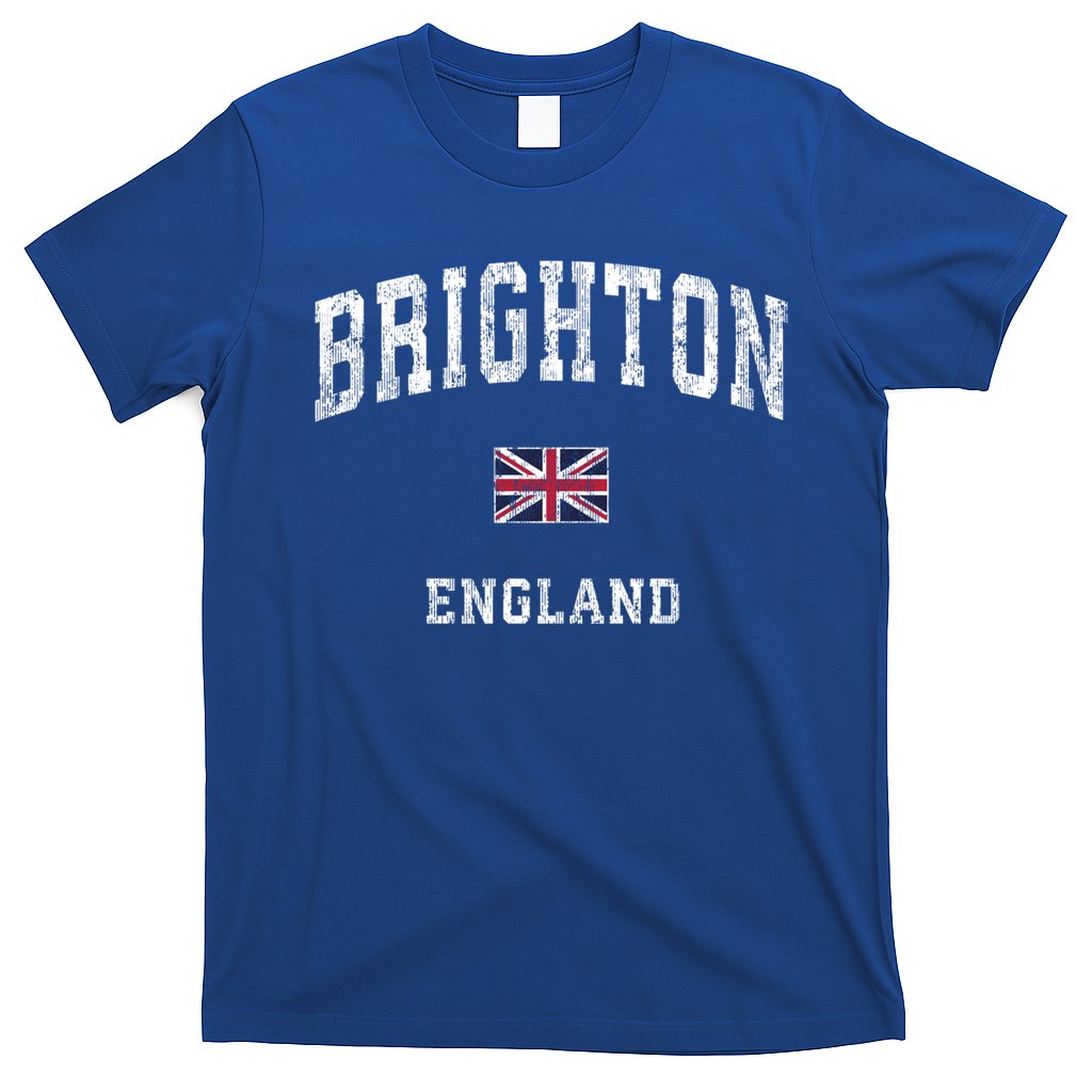 Brighton England Vintage Athletic Sports Design Gift T-Shirt
