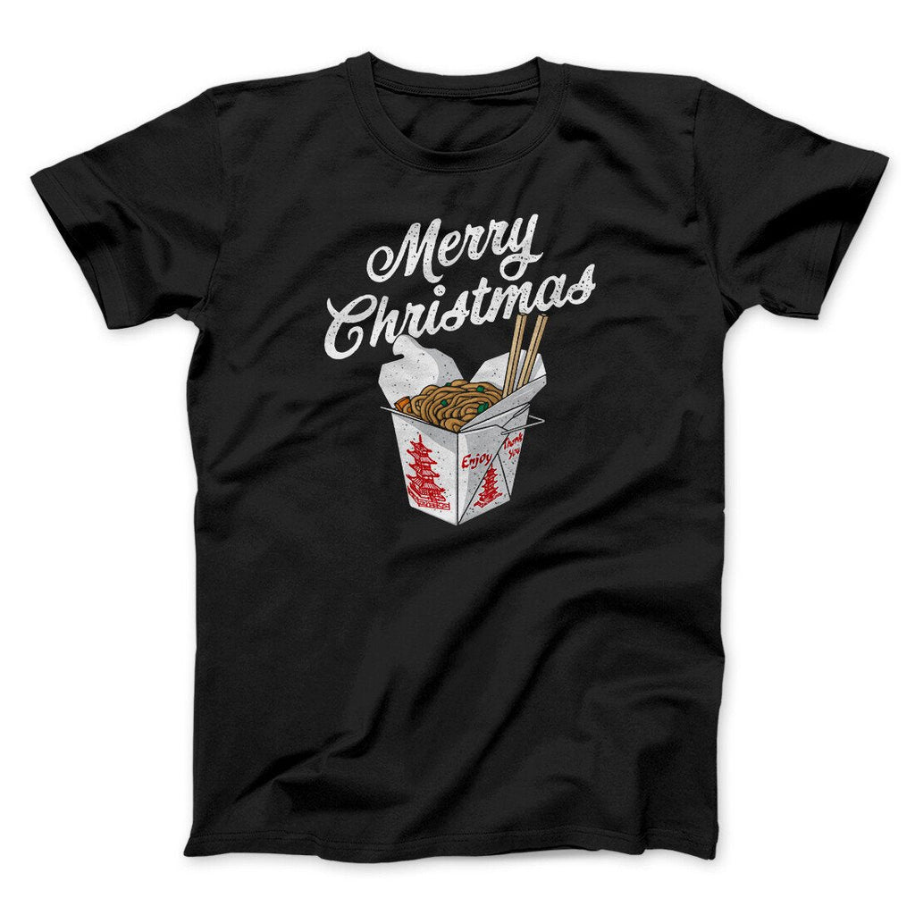 Merry Christmas Takeout Funny Hanukkah Men/Unisex T-Shirt