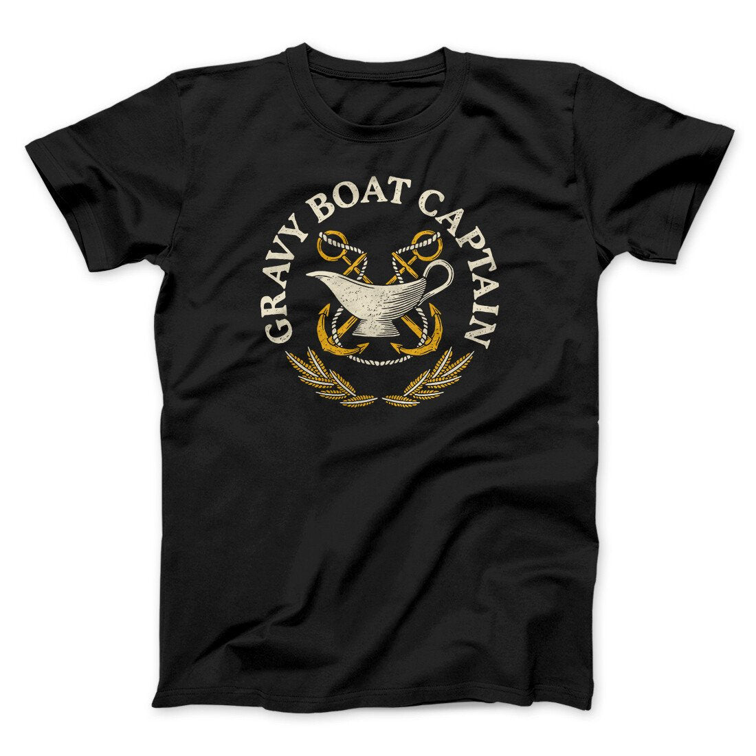 Gravy Boat Captain Funny Thanksgiving Men/Unisex T-Shirt