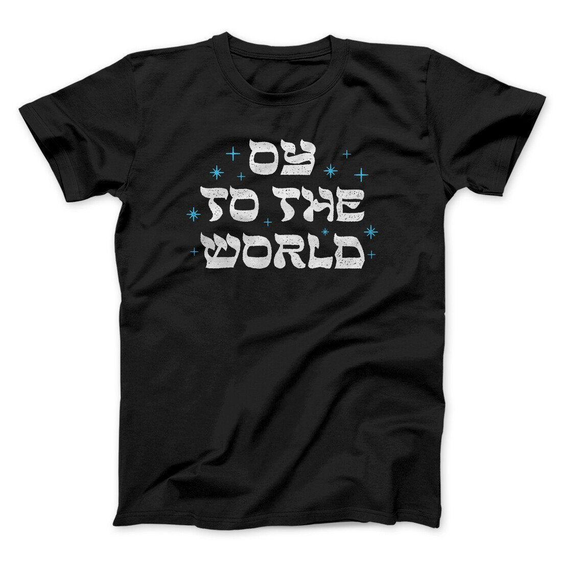 Oy To The World Funny Hanukkah Men/Unisex T-Shirt