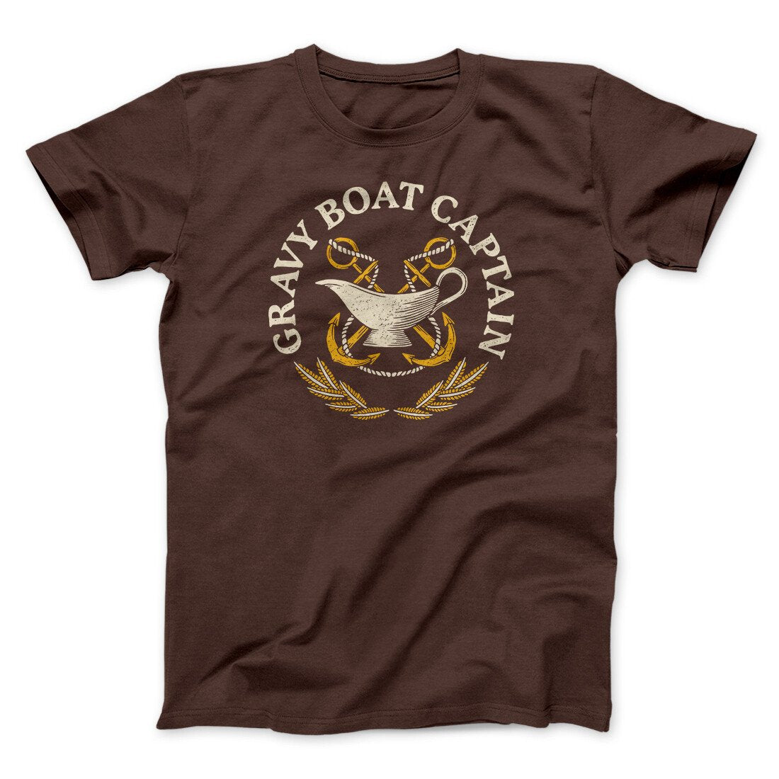 Gravy Boat Captain Funny Thanksgiving Men/Unisex T-Shirt