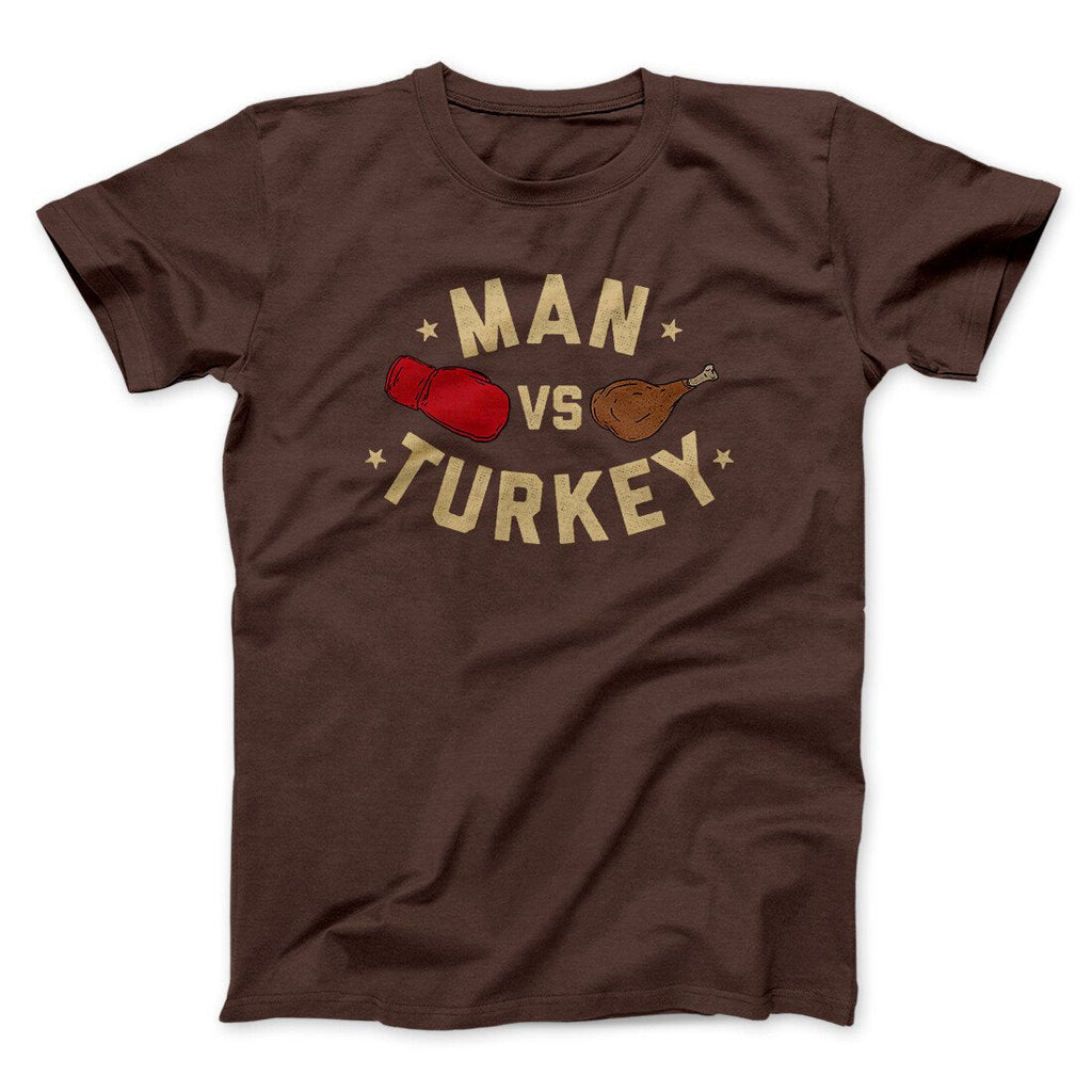 Man Vs Turkey Funny Thanksgiving Men/Unisex T-Shirt