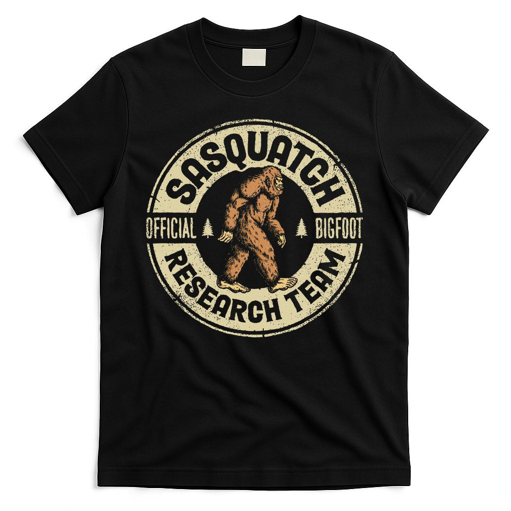 Bigfoot Research Team Retro Vintage Sasquatch T-Shirt