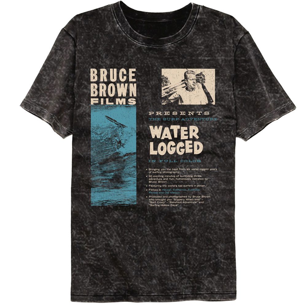 Bruce Brown Films - BBF Water Logged Vintage Wash T-Shirt
