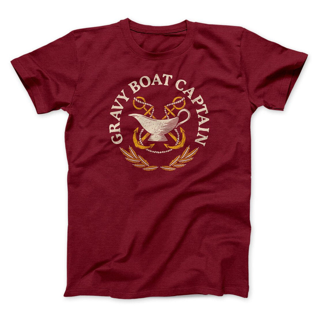 Gravy Boat Captain Funny Thanksgiving Men/Unisex T-Shirt