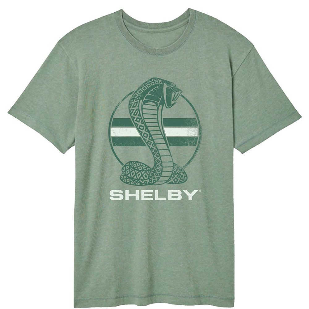 Carroll Shelby - Cobra Circle Stripes Vintage Wash T-Shirt