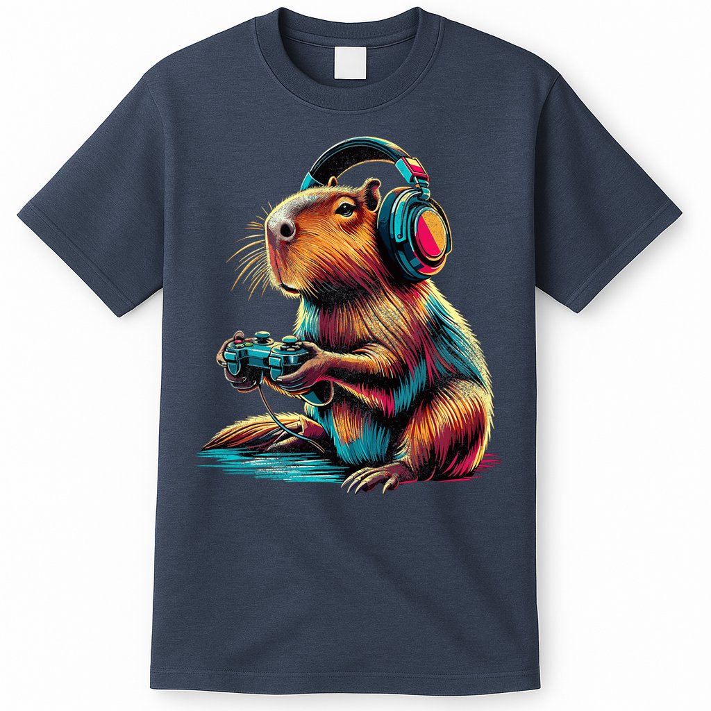 Capybara Funny Video Games Capybara T-Shirt