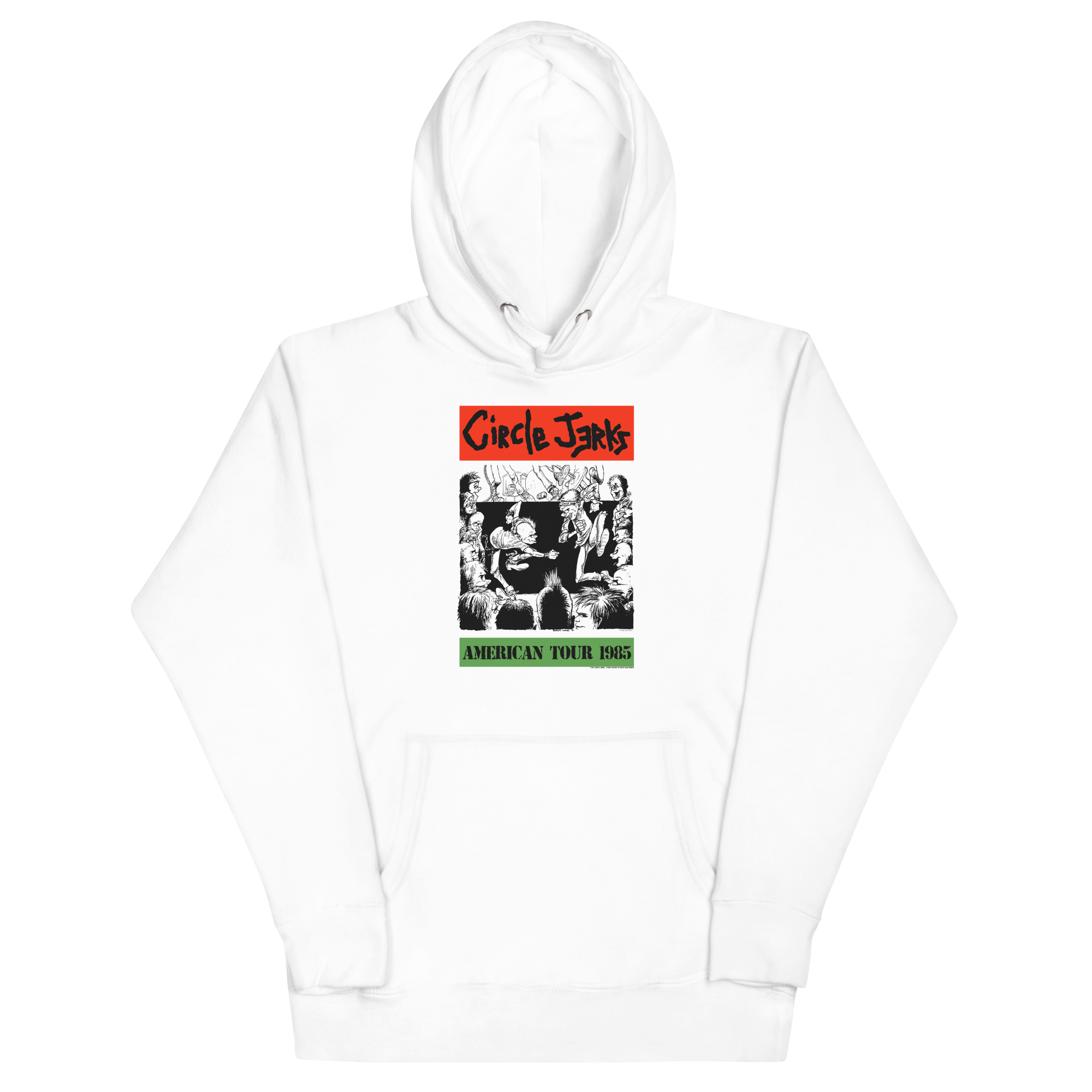 Circle Jerks 1985 American Tour Vintage Hoodie
