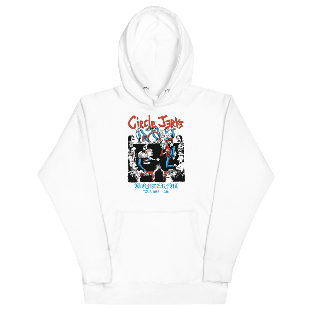 Circle Jerks 1986 Wonderful Tour Vintage Hoodie