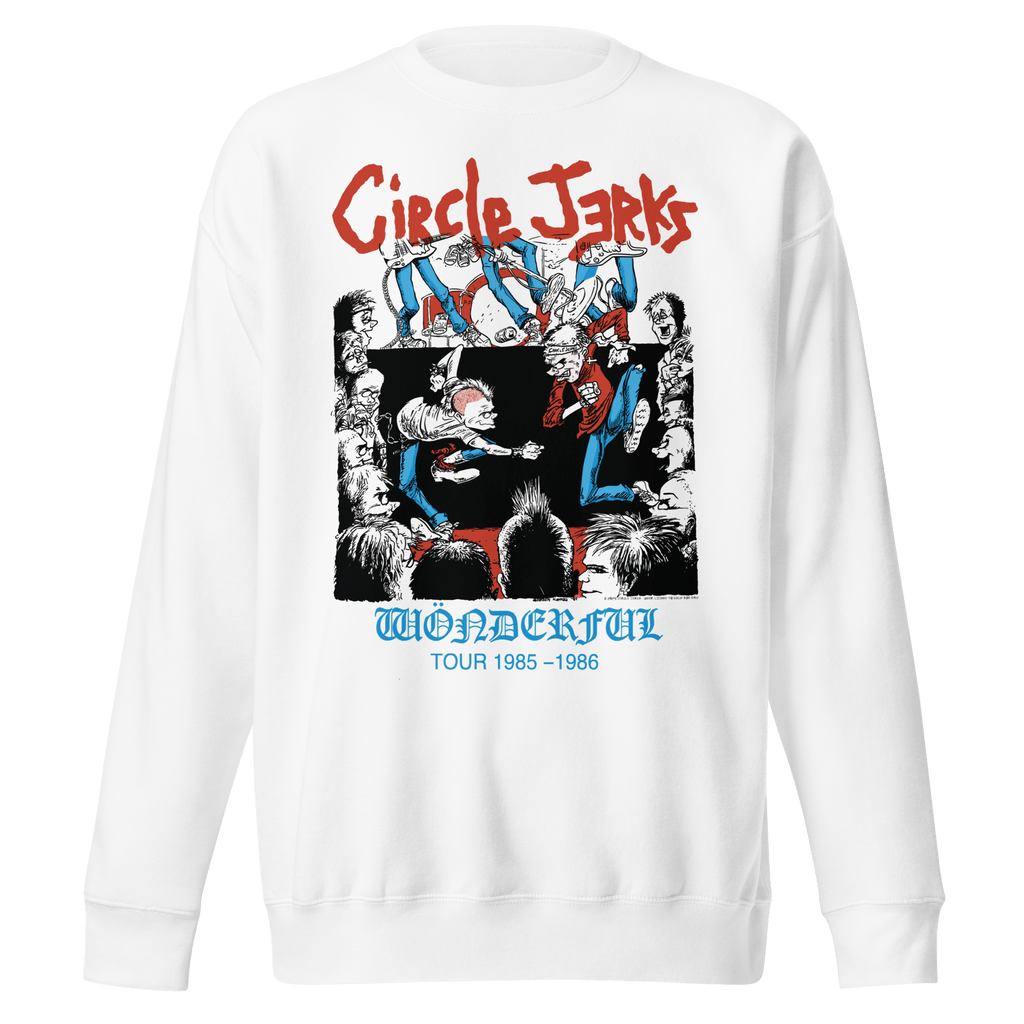 Circle Jerks 1986 Wonderful Tour Vintage Sweatshirt