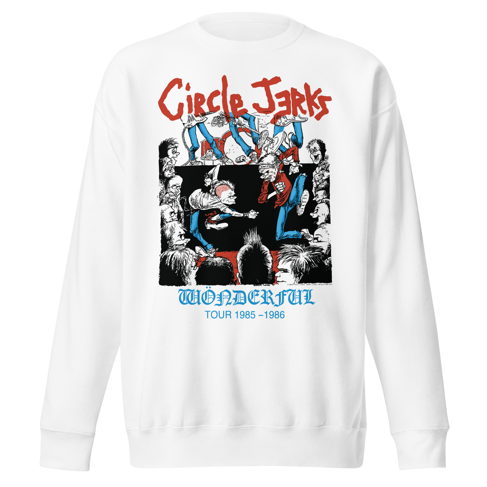 Circle Jerks 1986 Wonderful Tour Vintage Sweatshirt