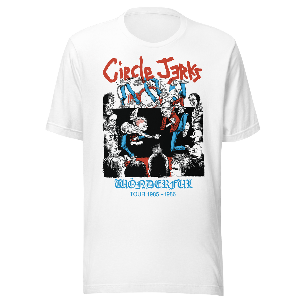 Circle Jerks 1986 Wonderful Tour Vintage T-Shirt