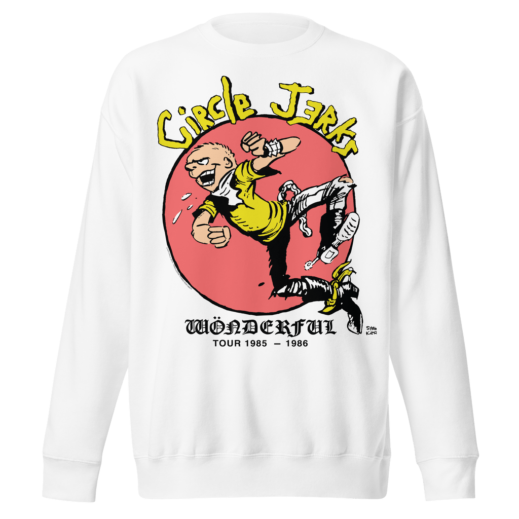 Circle Jerks Vintage 85-86 Tour  Sweatshirt
